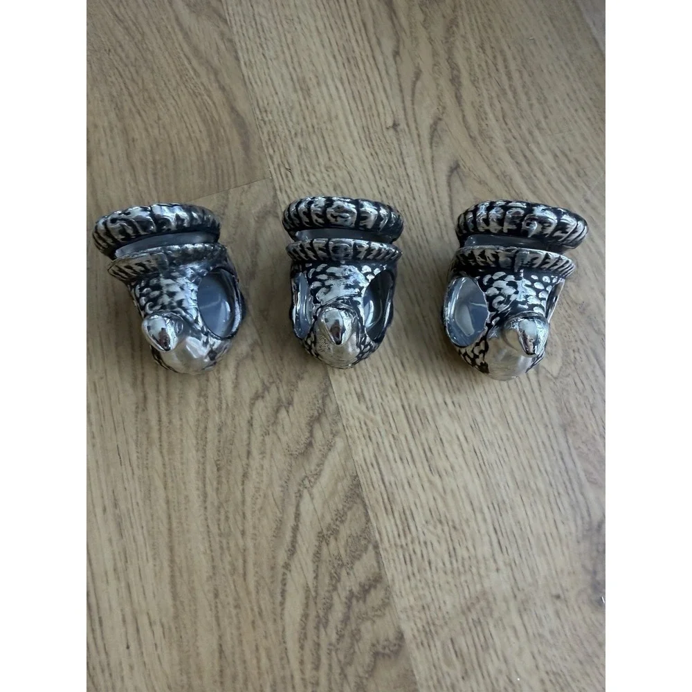 3 Turkey Place Card  Holder/ Napkin Rings